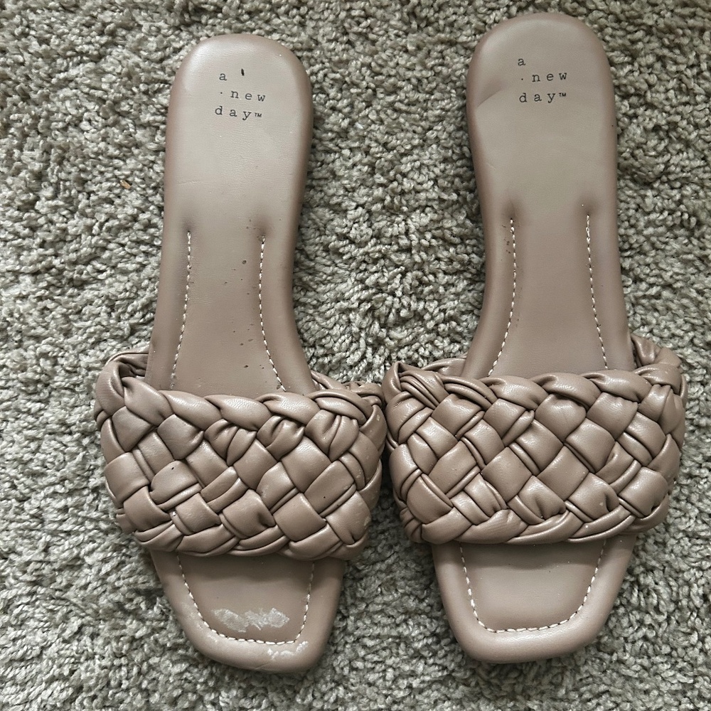 Tan Slippers